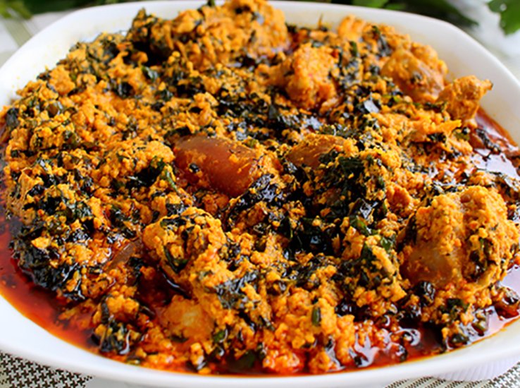 Egusi Soup & Pounded Yam